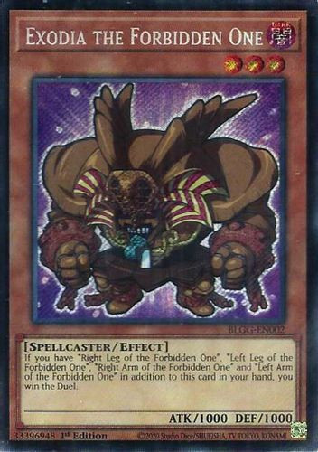 [BLGG-EN002] Exodia the Forbidden One (Secret Rare)<1st>