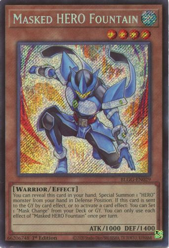 [BLGG-EN029] Masked HERO Fountain (Secret Rare)<1st>