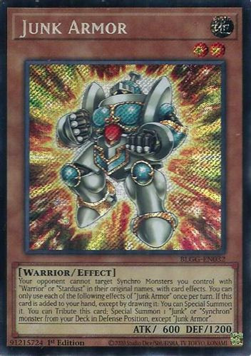 [BLGG-EN032] Junk Armor (Secret Rare)<1st>
