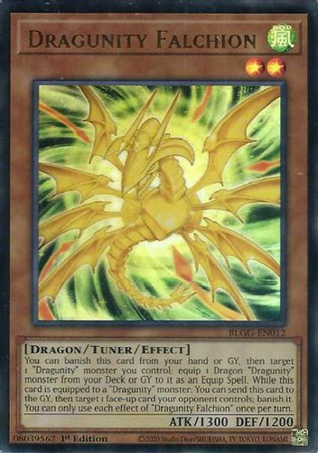 [BLGG-EN012] Dragunity Falchion (Ultra Rare)<1st>