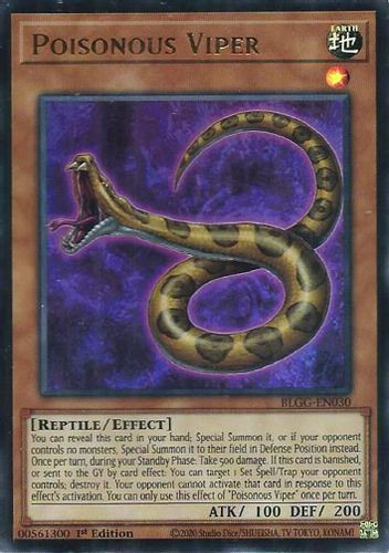 [BLGG-EN030] Poisonous Viper (Ultra Rare)<1st>