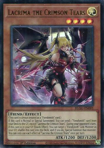 [BLGG-EN081] Lacrima the Crimson Tears (Ultra Rare)<1st>