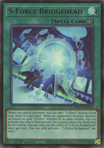 [BLGG-EN118] S-Force Bridgehead (Ultra Rare)<1st>