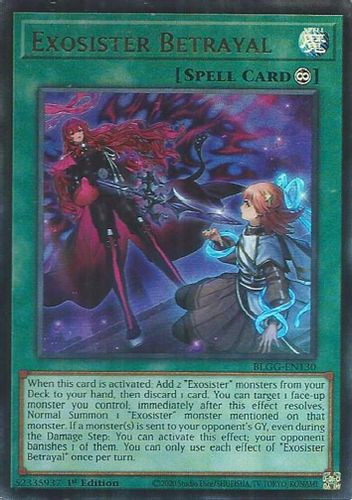 [BLGG-EN130] Exosister Betrayal (Ultra Rare)<1st>