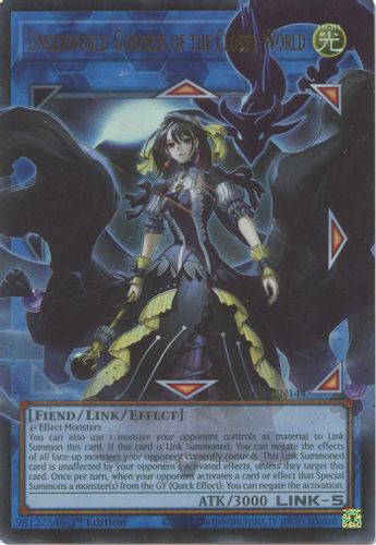 [BLGG-EN144] Underworld Goddess of the Closed World (Ultra Rare)<1st>