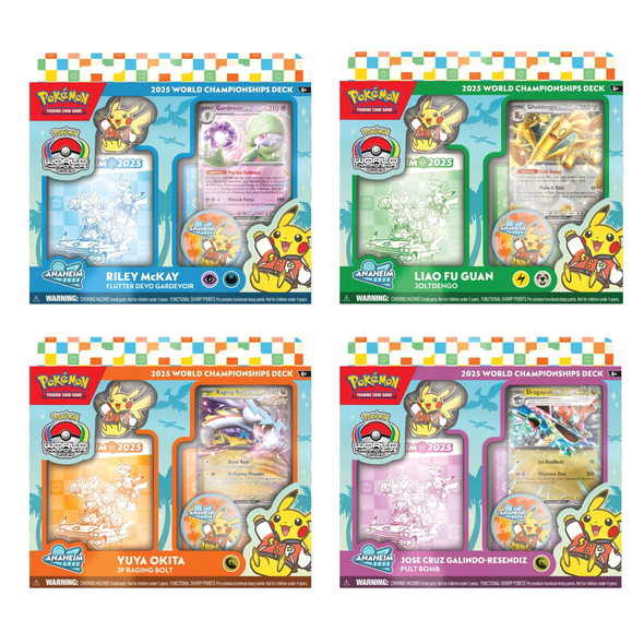 Pokemon - 2025 World Championships Deck - Set of 4