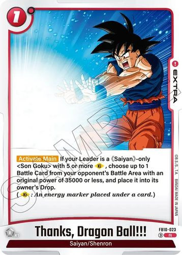 [FB10-023](R) Thanks, Dragon Ball!!! (Foil)