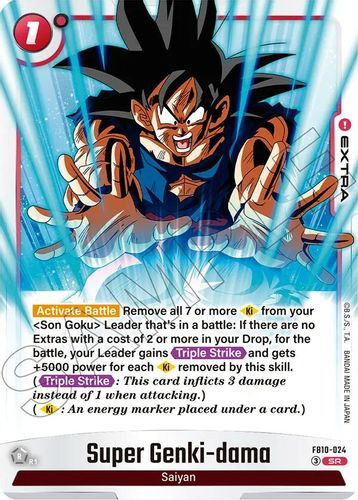 [FB10-024](SR) Super Genki-dama (Foil)