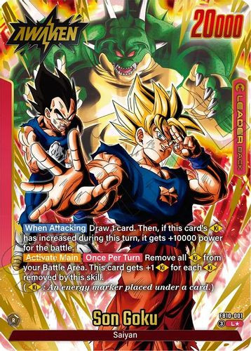 [FB10-001](L) Son Goku (1 Star Alt Art) (Foil)