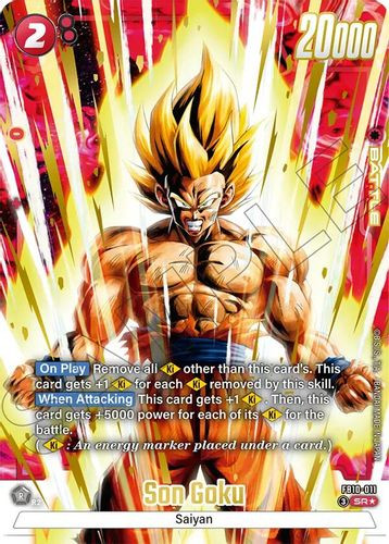 [FB10-011](SR) Son Goku (1 Star Alt Art) (Foil)