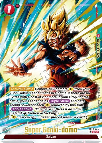 [FB10-024](SR) Super Genki-dama (1 Star Alt Art) (Foil)
