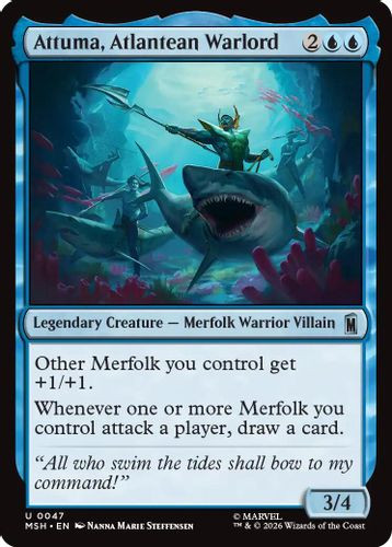 [MSH-0047](U) Attuma, Atlantean Warlord
