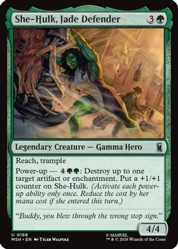 [MSH-0188](U) She-Hulk, Jade Defender