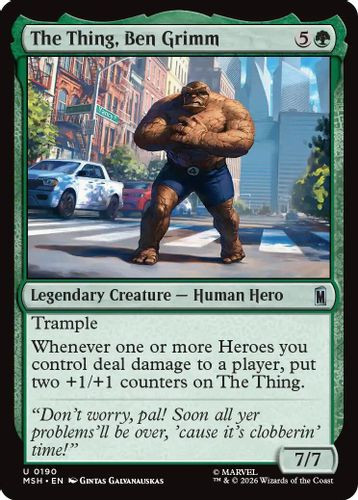 [MSH-0190](U) The Thing, Ben Grimm