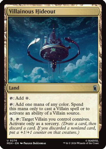 [MSH-0276](U) Villainous Hideout
