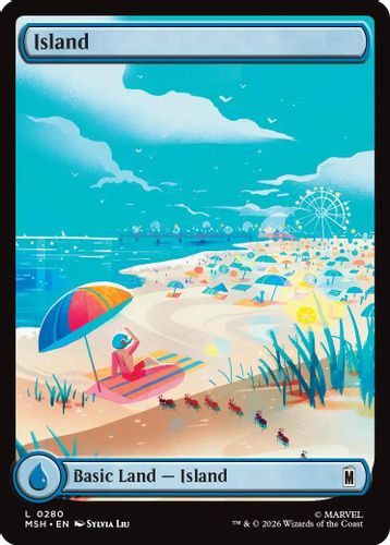 [MSH-0280](L) Island (Foil)