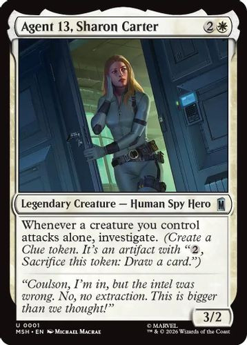 [MSH-0001](U) Agent 13, Sharon Carter (Foil)