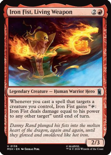 [MSH-0138](U) Iron Fist, Living Weapon (Foil)