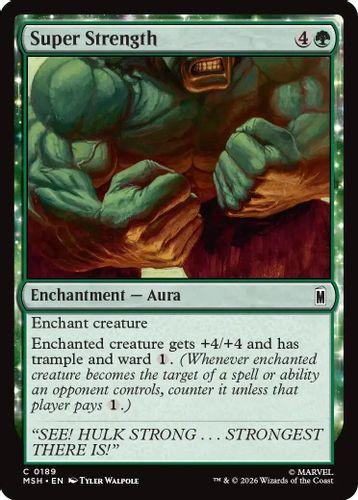[MSH-0189](C) Super Strength (Foil)