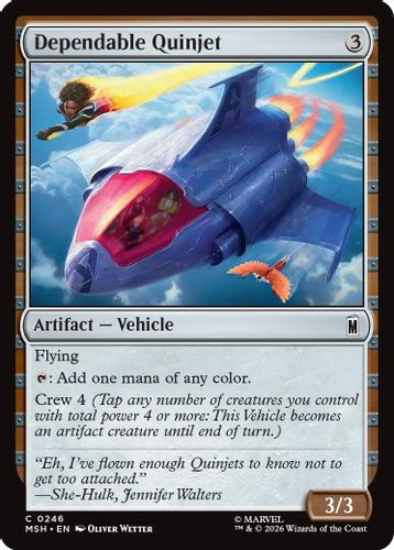 [MSH-0246](C) Dependable Quinjet (Foil)