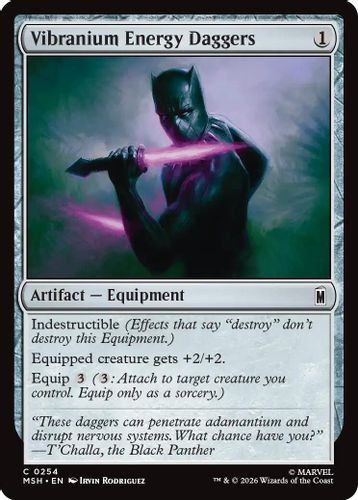 [MSH-0254](C) Vibranium Energy Daggers (Foil)