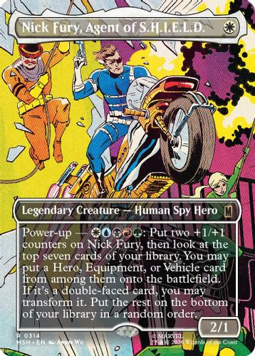 [MSH-0314](R) Nick Fury, Agent Of S.H.I.E.L.D. (Borderless)
