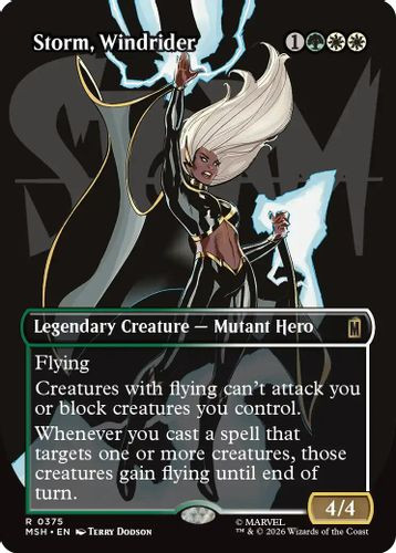 [MSH-0375](R) Storm, Windrider (Borderless)