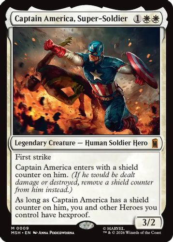 [MSH-0009](M) Captain America, Super-Soldier