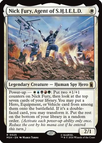 [MSH-0025](R) Nick Fury, Agent of S.H.I.E.L.D. (Foil)