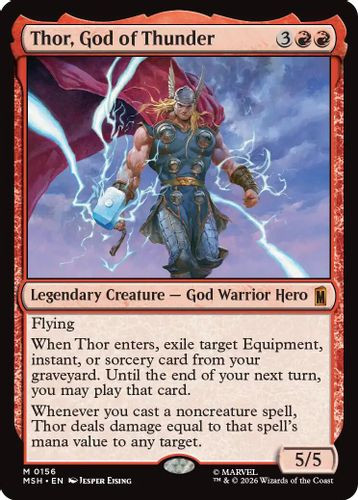 [MSH-0156](M) Thor, God of Thunder (Foil)