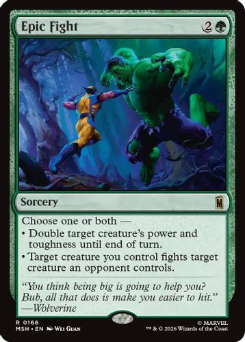 [MSH-0166](R) Epic Fight (Foil)