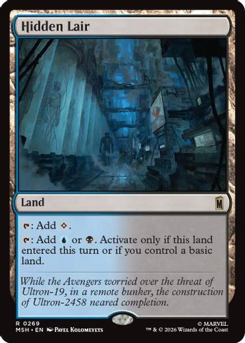 [MSH-0269](R) Hidden Lair (Foil)