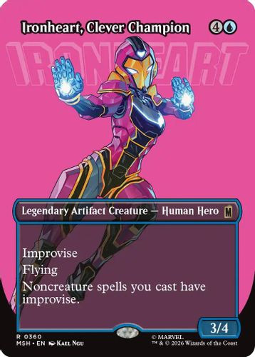 [MSH-0360](R) Ironheart, Clever Champion (Borderless) (Foil)