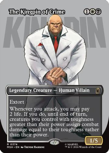 [MSH-0374](R) The Kingpin Of Crime (Borderless) (Foil)