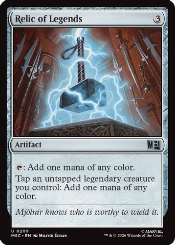 [MSC-0209](U) Relic of Legends