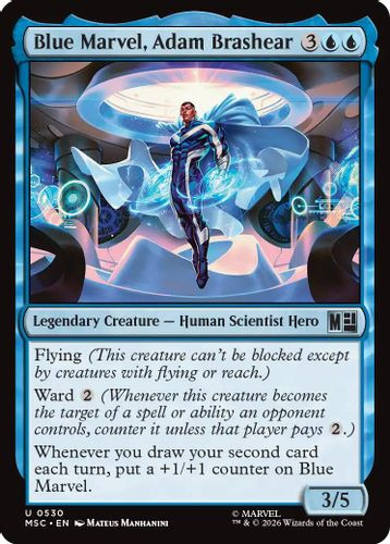 [MSC-0530](U) Blue Marvel, Adam Brashear