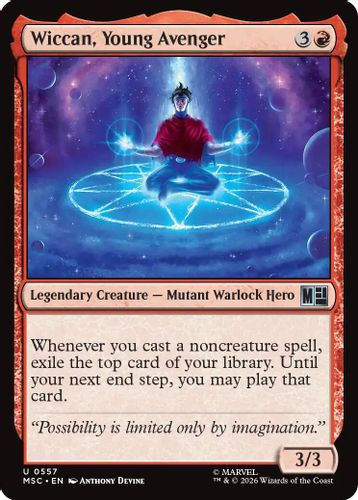 [MSC-0557](U) Wiccan, Young Avenger