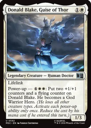 [MSC-0592](U) Donald Blake, Guise of Thor