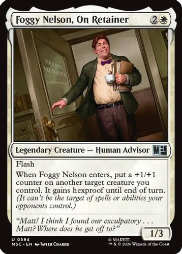 [MSC-0594](U) Foggy Nelson, On Retainer