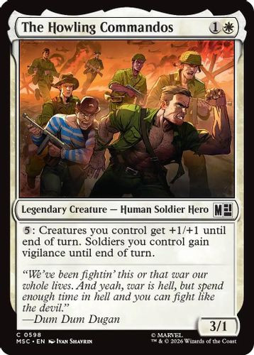 [MSC-0598](C) The Howling Commandos