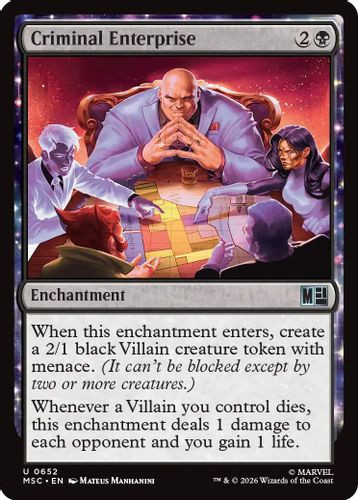 [MSC-0652](U) Criminal Enterprise