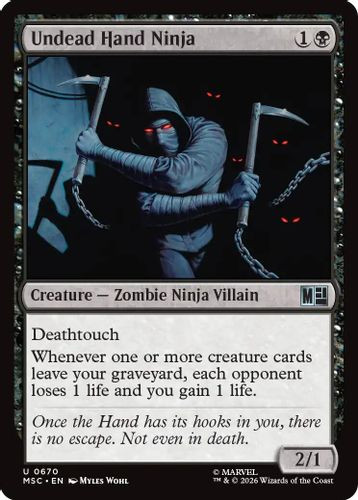 [MSC-0670](U) Undead Hand Ninja