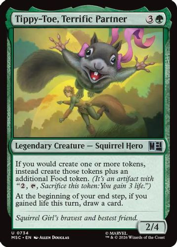 [MSC-0734](U) Tippy-Toe, Terrific Partner