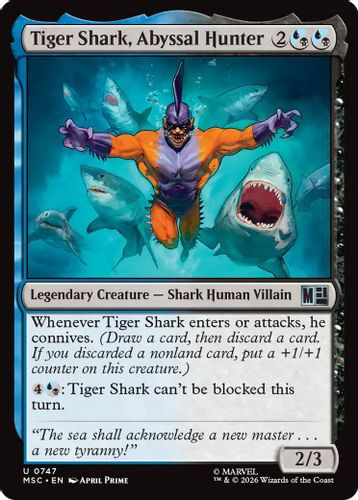 [MSC-0747](U) Tiger Shark, Abyssal Hunter