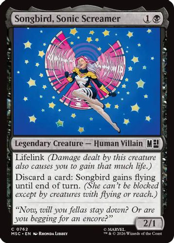 [MSC-0762](C) Songbird, Sonic Screamer