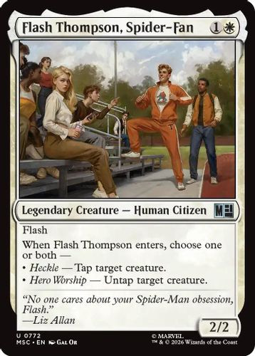 [MSC-0772](U) Flash Thompson, Spider-Fan