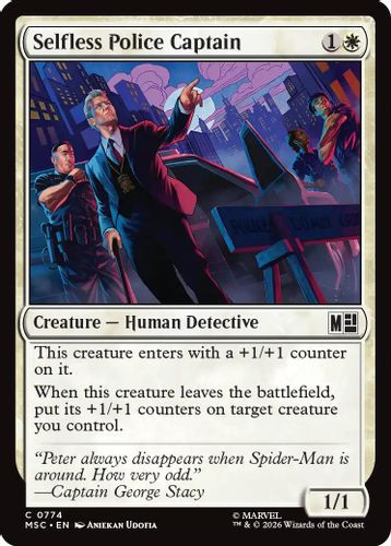 [MSC-0774](C) Selfless Police Captain
