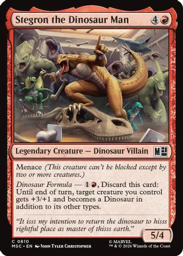 [MSC-0810](C) Stegron the Dinosaur Man