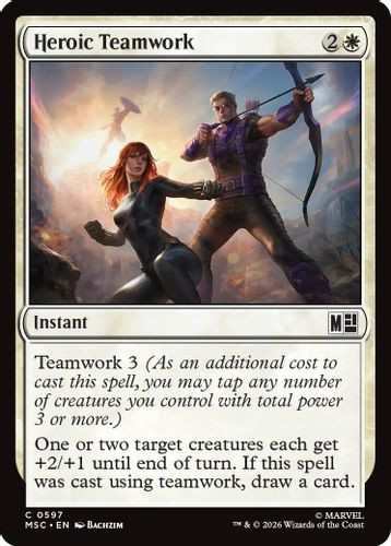 [MSC-0597](C) Heroic Teamwork (Foil)