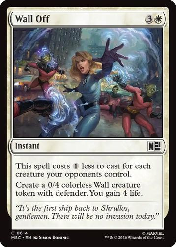 [MSC-0614](C) Wall Off (Foil)